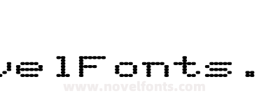 Pixel_ Screen_ Font Light Ex
