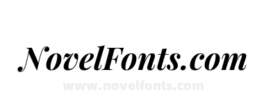 Playfair Display Bold Italic