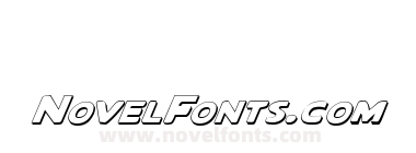 Quartermain Outline Italic