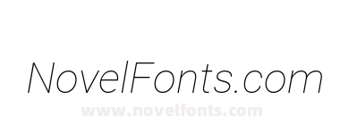 Roboto Thin Italic