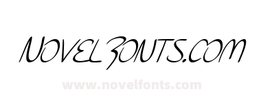 SF Burlington Script SC Italic