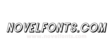 SF Buttacup Lettering Shaded Oblique