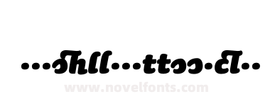 Sauna Ligatures Black Italic Swash
