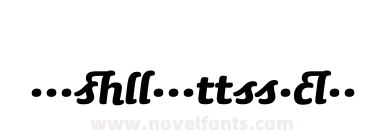 Sauna Ligatures Bold Italic Swash