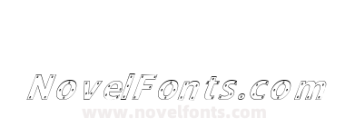 Screwed Font Slanted