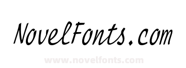Script Mono Condensed ItalicSWFTE