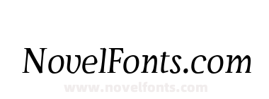 Servus Text Display Italic display