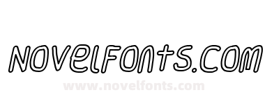 Smoothie Outline Italic