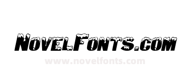Snow Caps Extended Italic