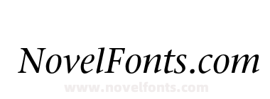 Sonet Serif Italic