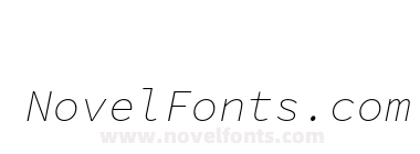 Source Code Pro ExtraLight Italic