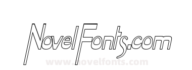 Tablet Hollow Condensed Italic