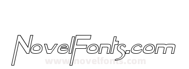 Tablet Hollow Extended Italic