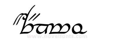 Tengwar Annatar Alt Italic