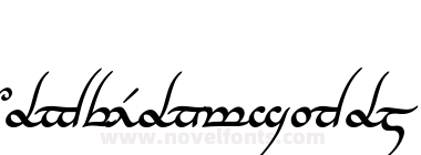 Tengwar Annatar Bold Italic