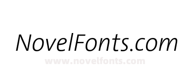 The Sans Light Italic