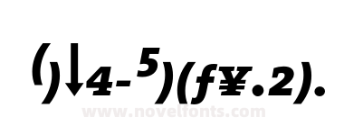 The Serif Bold Expert Italic