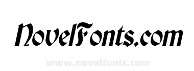 Thornton Condensed ItalicSWFTE