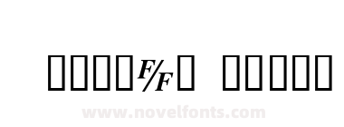TmsFB Bold Italic