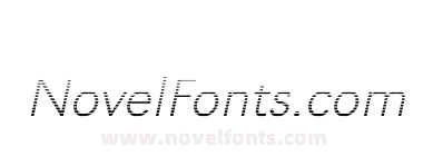 Tom Becker GradientE Xlight Italic