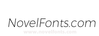 Trueno Ultra Light Italic