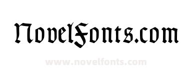 Typographer Gotisch Schmal