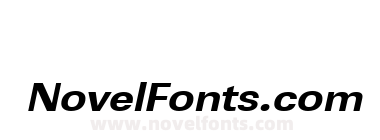 URW LinearT Extr Bold Extr Wide Obli
