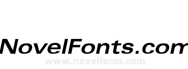 Univers Bold Ext Obl