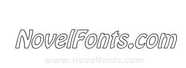 Vagabond Hollow Italic