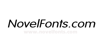 Vogel Wide Italic
