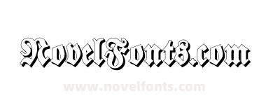 Walbaum Fraktur Shadow Bold