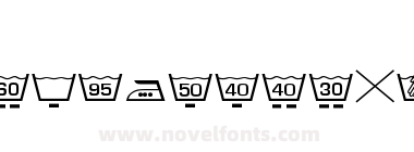 Wash Care Symbols Classic M54
