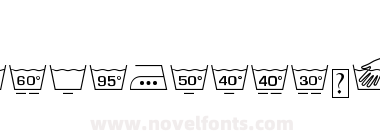 Wash Care Symbols M54