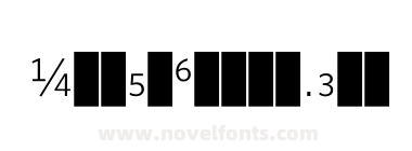 Whitney Numeric Light