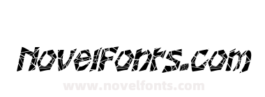 Woodcut Cracked Italic
