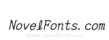 Y Oz FontC97 Italic