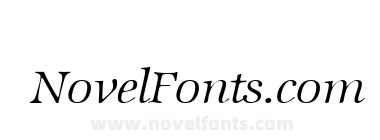 Zabriskie International Light Regular Italic