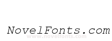 .VnCourier New  Italic