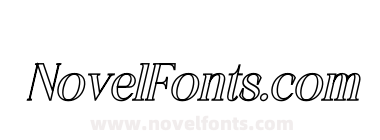 CHELON OUTLINE Italic