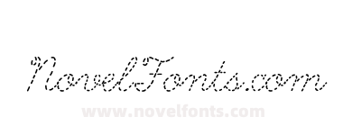 AbcCursiveDotted