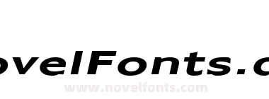 Adams Extended Bold Italic