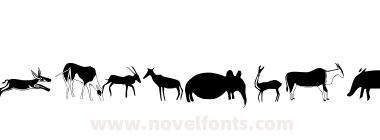 Afrika RockArt F Animals1 Regular