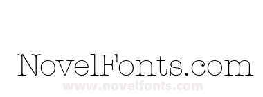 AmTypewriterITCTT Light