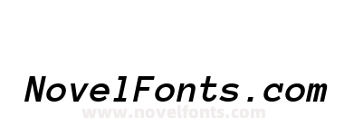 Anonymous Pro Bold Italic