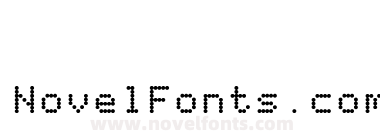Apple II Screen Typeface