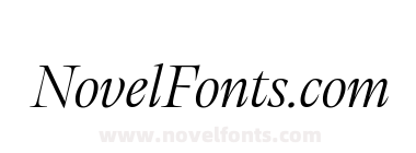 Calvino Grande Trial Light Italic