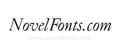 Caslon Old Face Italic BT