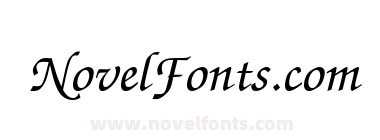 Chancery Script Medium S Si Medium Italic