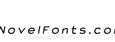 Charger Monospace Extended Italic