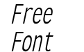 Clean Condensed Italic